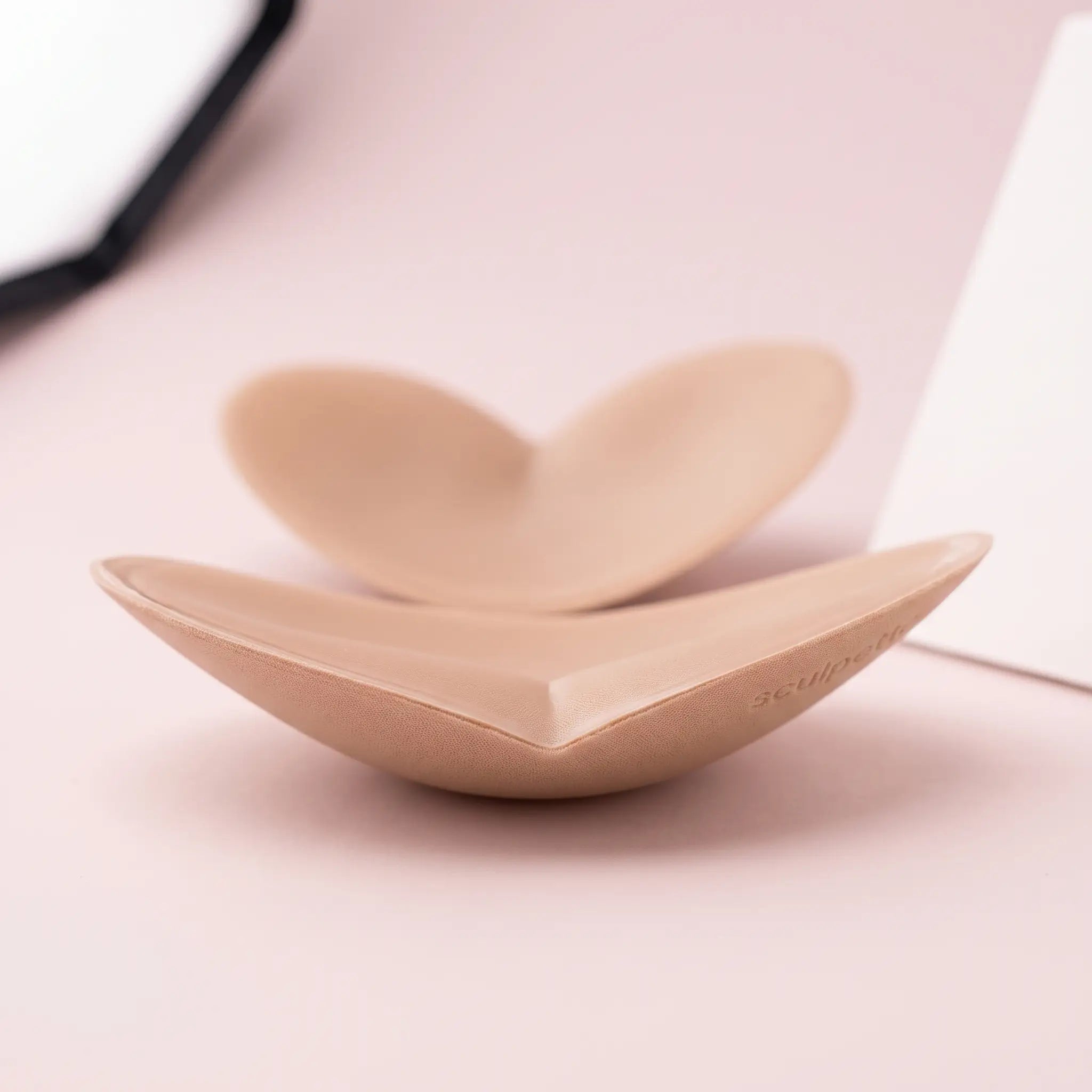 Close-up of The Sweetheart insert showing the heart shape and the adhesive face