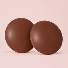 Sculpette The Sculpt Round adhesive silicone covers in Cocoa, the deepest skin tone