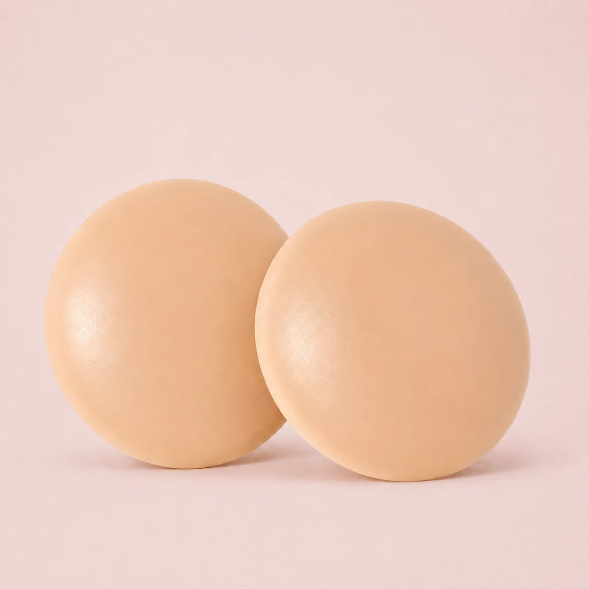 Sculpette The Sculpt Round adhesive silicone covers in Nude, a light warm skin tone