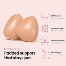 Sculpette The Sculpt features: padded support, grip on both sides, washable and reusable, built to stay put