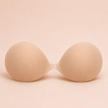 Sculpette sticky bra in nude with teardrop cups and a clear front clasp